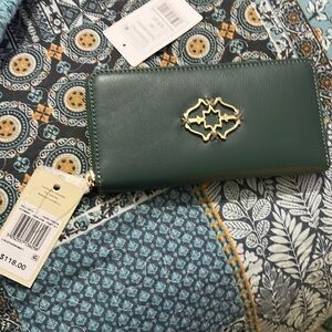 Brand new green Radley wallet.